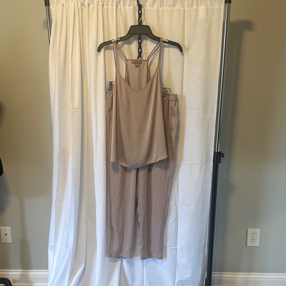Barefoot Dreams Taupe Satin Cami